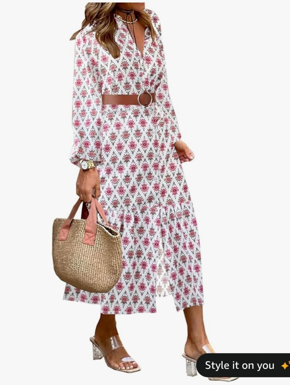 Women's Casual Button Front Midi Dresses NWT Size Small